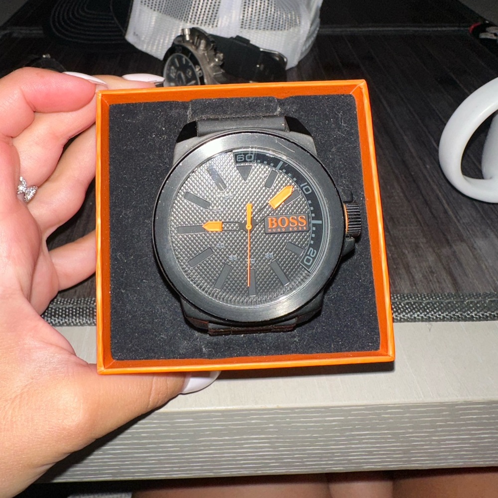 Hugo boss silicone watch